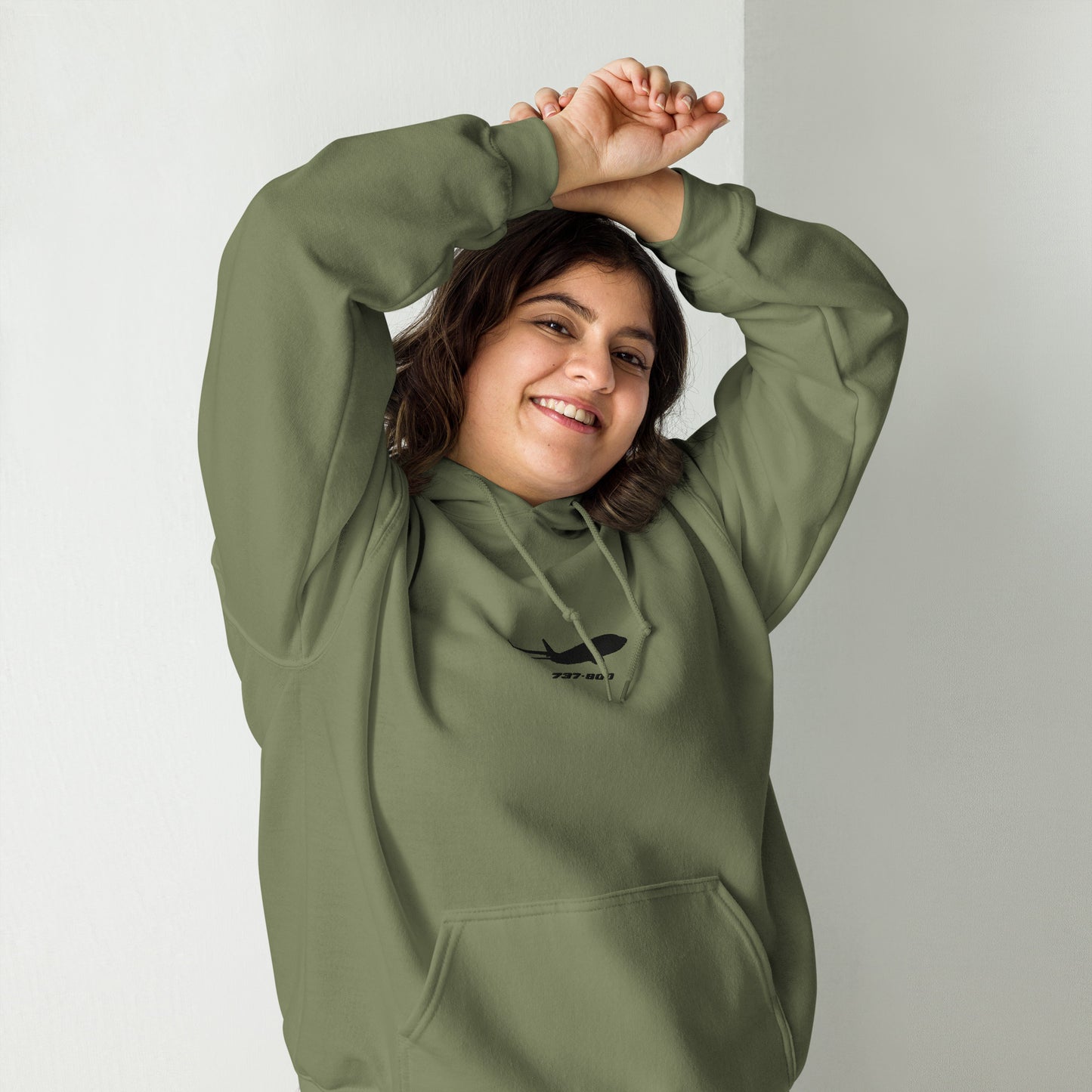 Boeing 737 Plain Hoodie