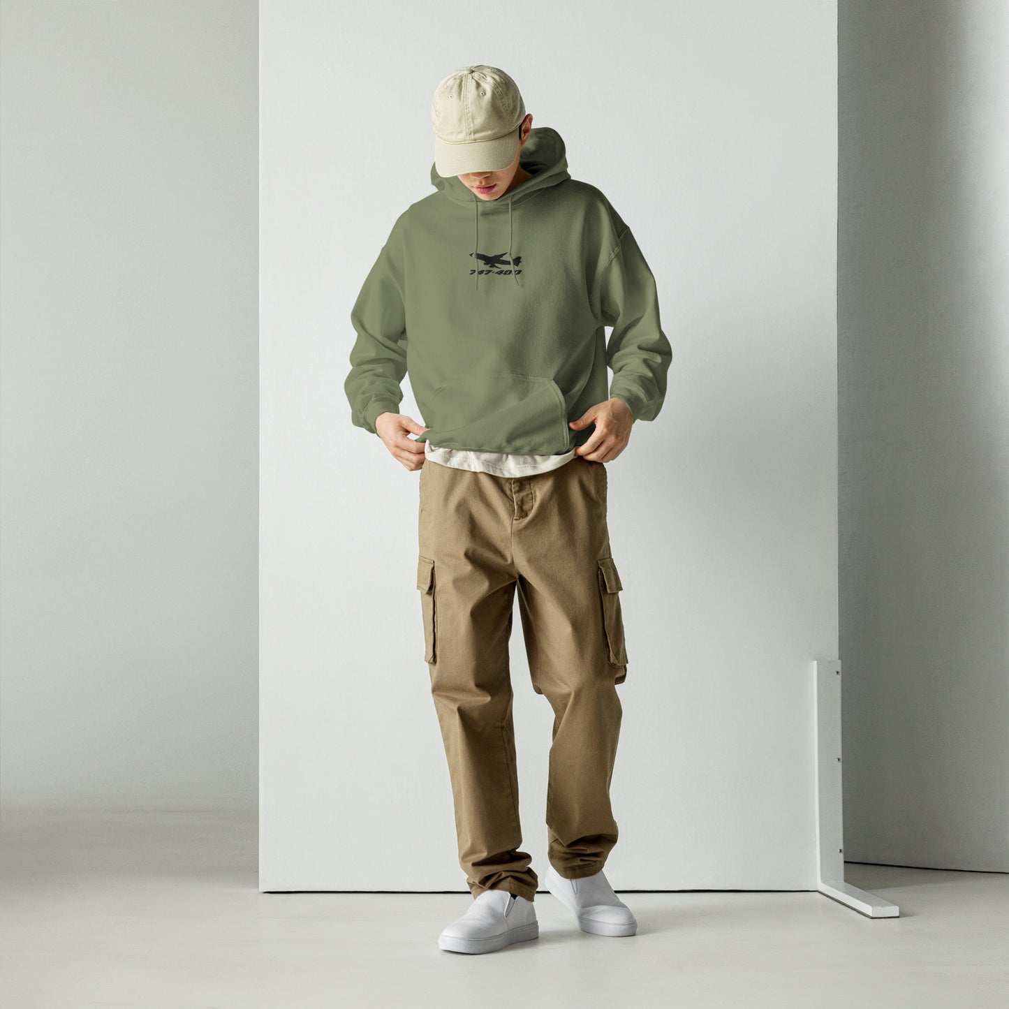 Boeing 747 Plain Hoodie