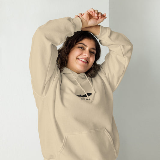 Boeing 737 Plain Hoodie